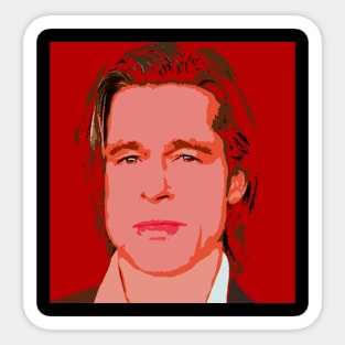 brad pitt Sticker